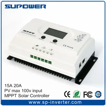 

2016 New arrival input 100V 15A 12V/24V Auto recognition with USB output MPPT Solar Charge Controller + Free Shipping