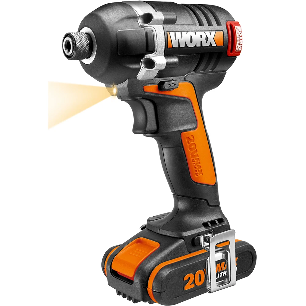 Винтоверт аккумуляторный WORX BL WX292 2Ач x 2 кейс