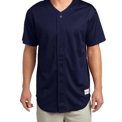 Sport-Tek ST220 Posi Charge Tough Mesh Full-Button Jersey True Navy - 3XL (1)