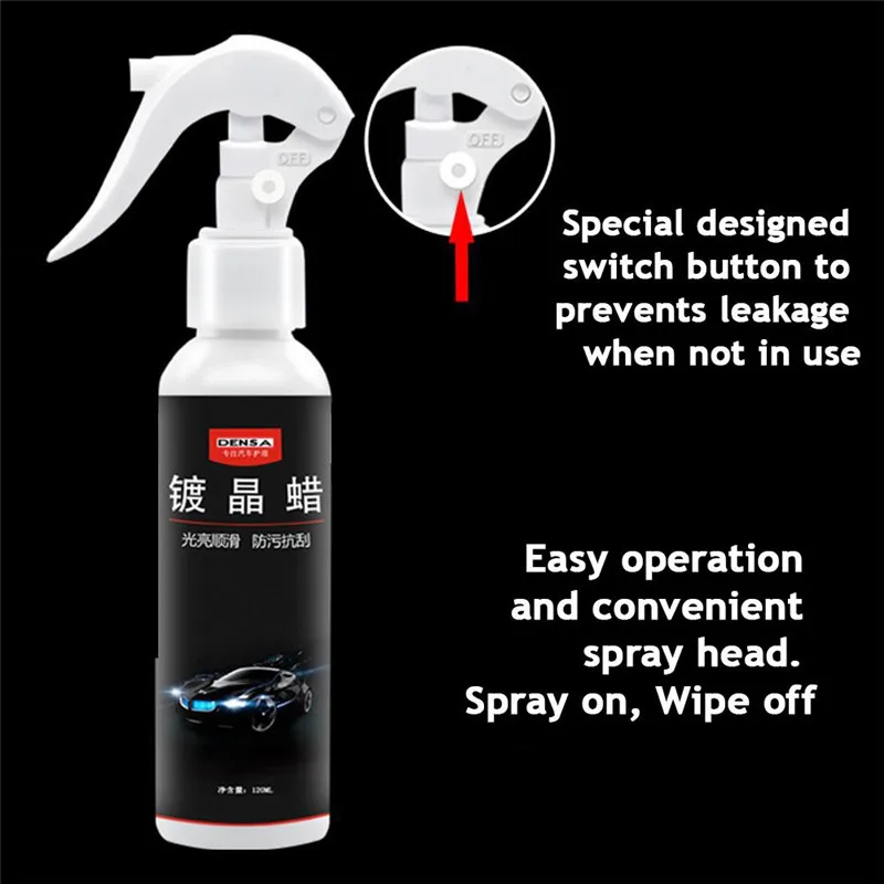 revestimento nano automotivo spray carro polonês revestimento de cerâmica pintura do carro cuidados superfície inundação polonês automático para transporte da gota do carro