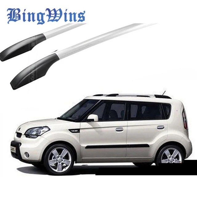 BingWins Car styling for Kia Soul car roof rack aluminum alloy luggage