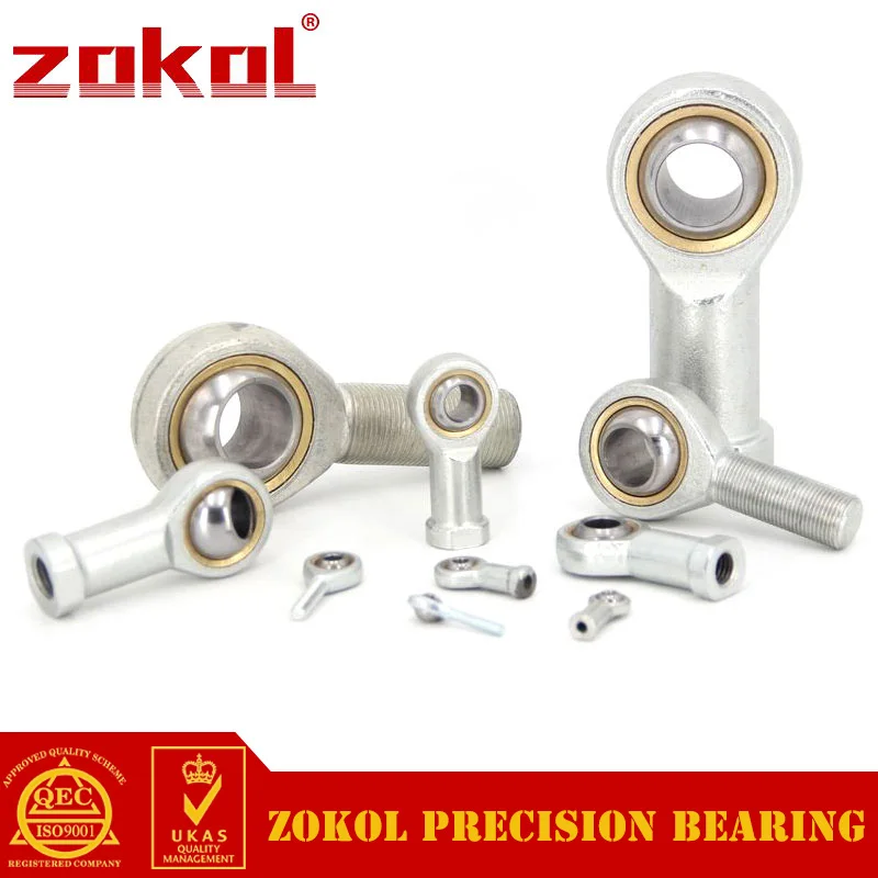 

ZOKOL bearing SI10T/L PHSA10 Female Thread Right-hand Fine thread Rod End bearing M10*1.25mm