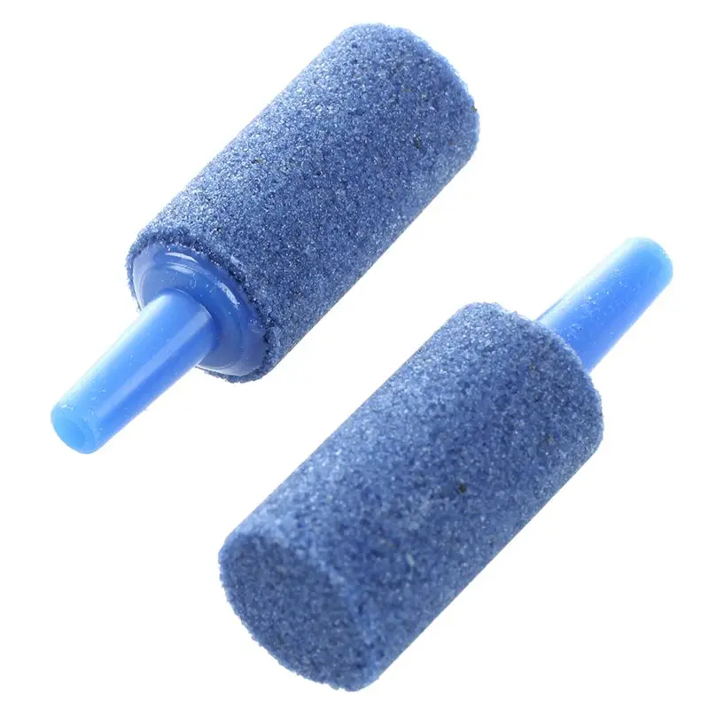 Fish Tank Mineral Bubbles Air Stone, 10 Pieces, Blue