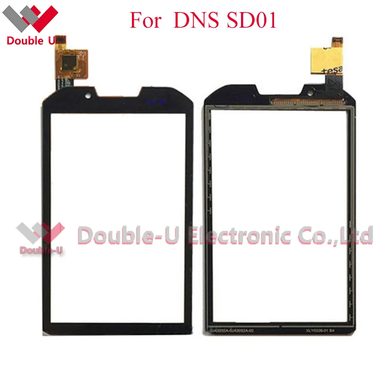 5 шт./лот Оптовая Новый Черный TP Для DNS SD01 Сенсорный Экран Стекла Digitizer Панель