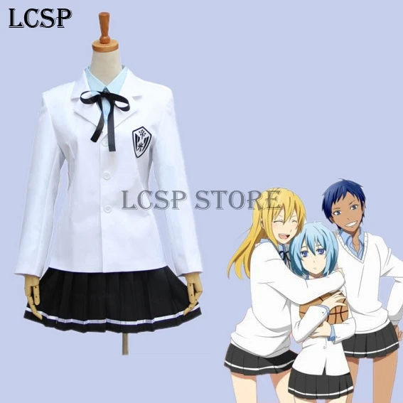 

LCSP Kuroko No Basket TEIKO Momoi Satsuki Cosplay Costume Japanese Anime Adult School Uniform Suit Outfit Clothes