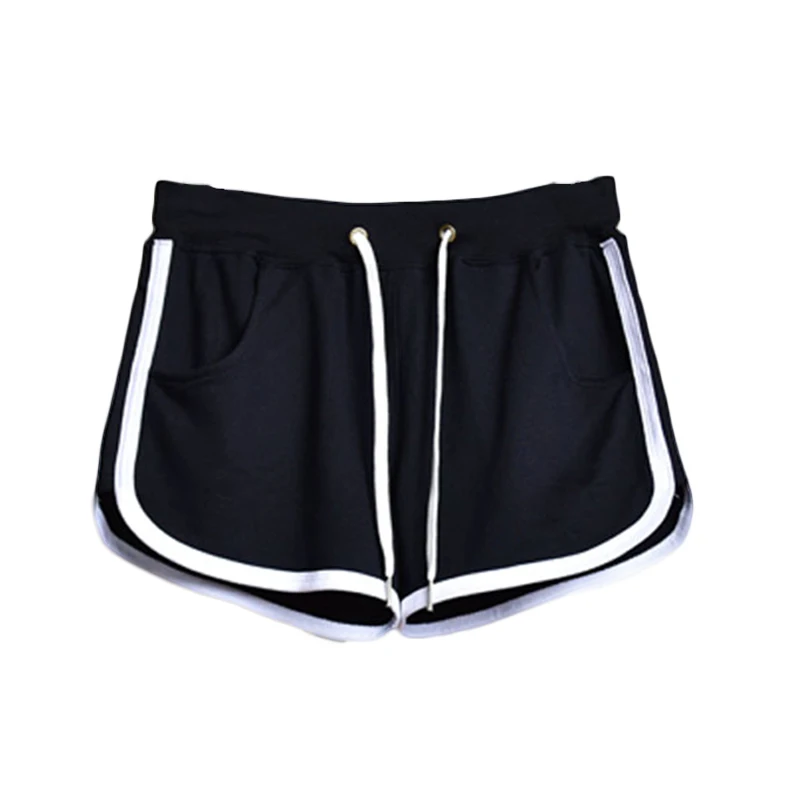 girls black and white shorts