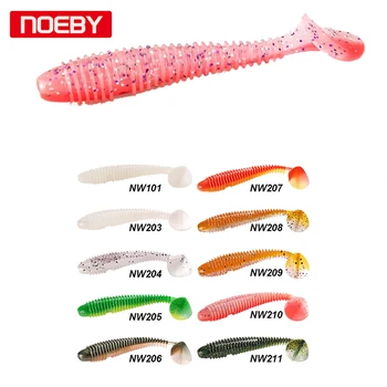 

Pesca Soft Lures 5 pieces 12cm/bag 13g Soft Worm Baits Saltwater Swim Lures for UL Fly Fishing-10 colors available