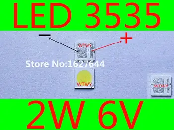 

200pcs Original and new For SEOUL LED 3535 LED Backlight 2W 6V 135LM Cool white for LED LCD TV Backlight Application