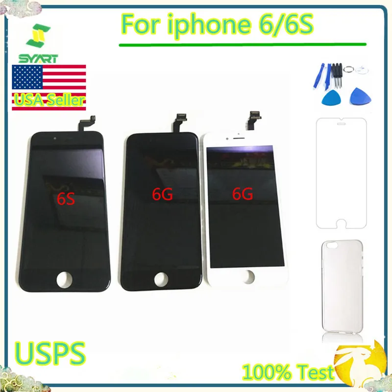 

100% Tested 4.7 inch LCD For iphone6 6S LCD Display Touch Screen Digitizer Assembly Replacemen Parts For iphone 6 6G 6S LCDs