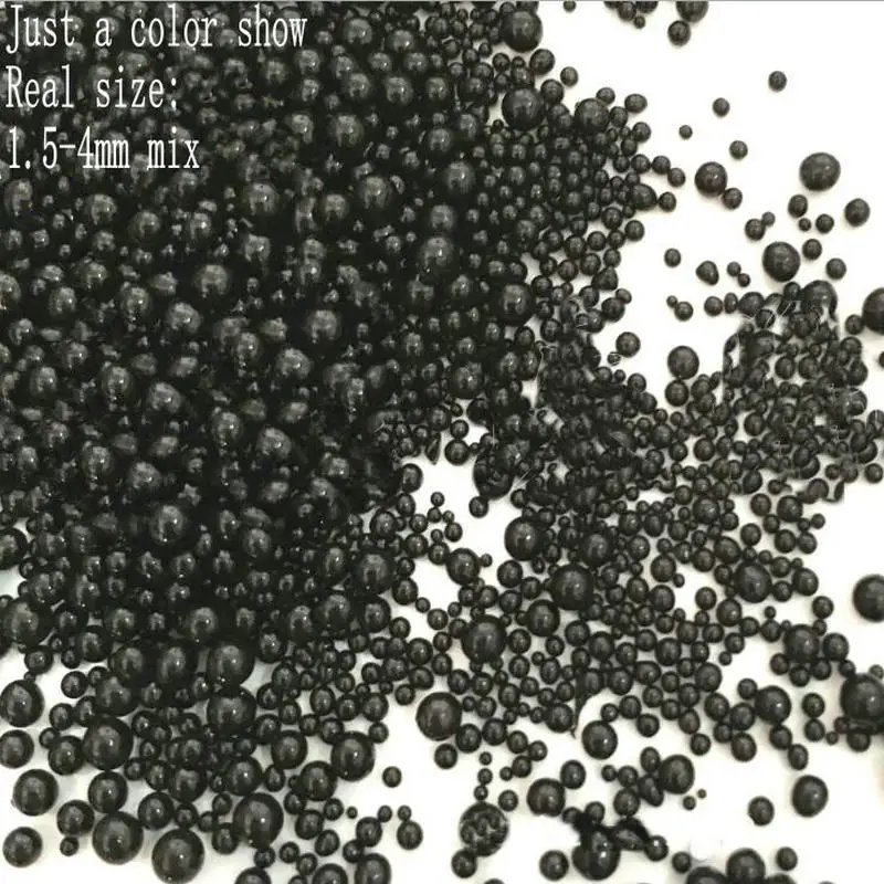 30g 1.5-4mm Mixed Bubble Beads Tiny Decorations for DIY Resin Craft White Transparent Symphony Multicolored Nail Art Accessories