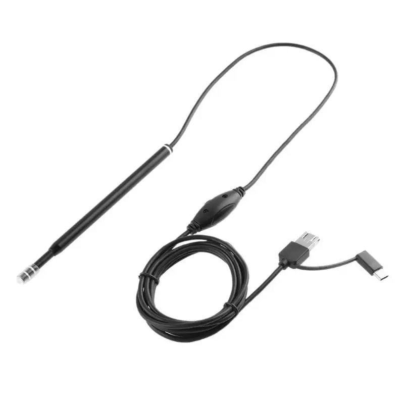 

Ear Cleaning Otoscope 5.5mm Lens Wifi Endoscope Wireless USB Camera Visual Borescope Inspection for Android