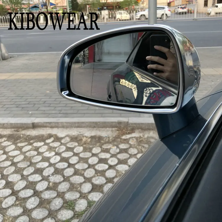 Kibowear боковое Крыло зеркала крышки подходят Audi TT 2006 2007 2008 2009 2010 2011 2012 2013 Чехлы Замена серебро матовый хром