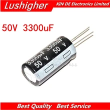 5 шт. 50V3300UF 18*35 мм 3300 мкФ с алюминиевой крышкой, 50В 16x35 мм Алюминий электролитический конденсатор с алюминиевой крышкой, DIP