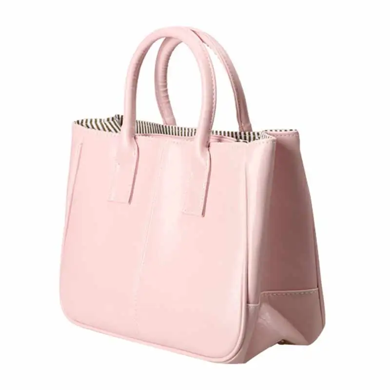 

Hot Fashion Women Girls Classic Handbag PU Leather Candy Color Soft Totes Shoulder Bag BVN66