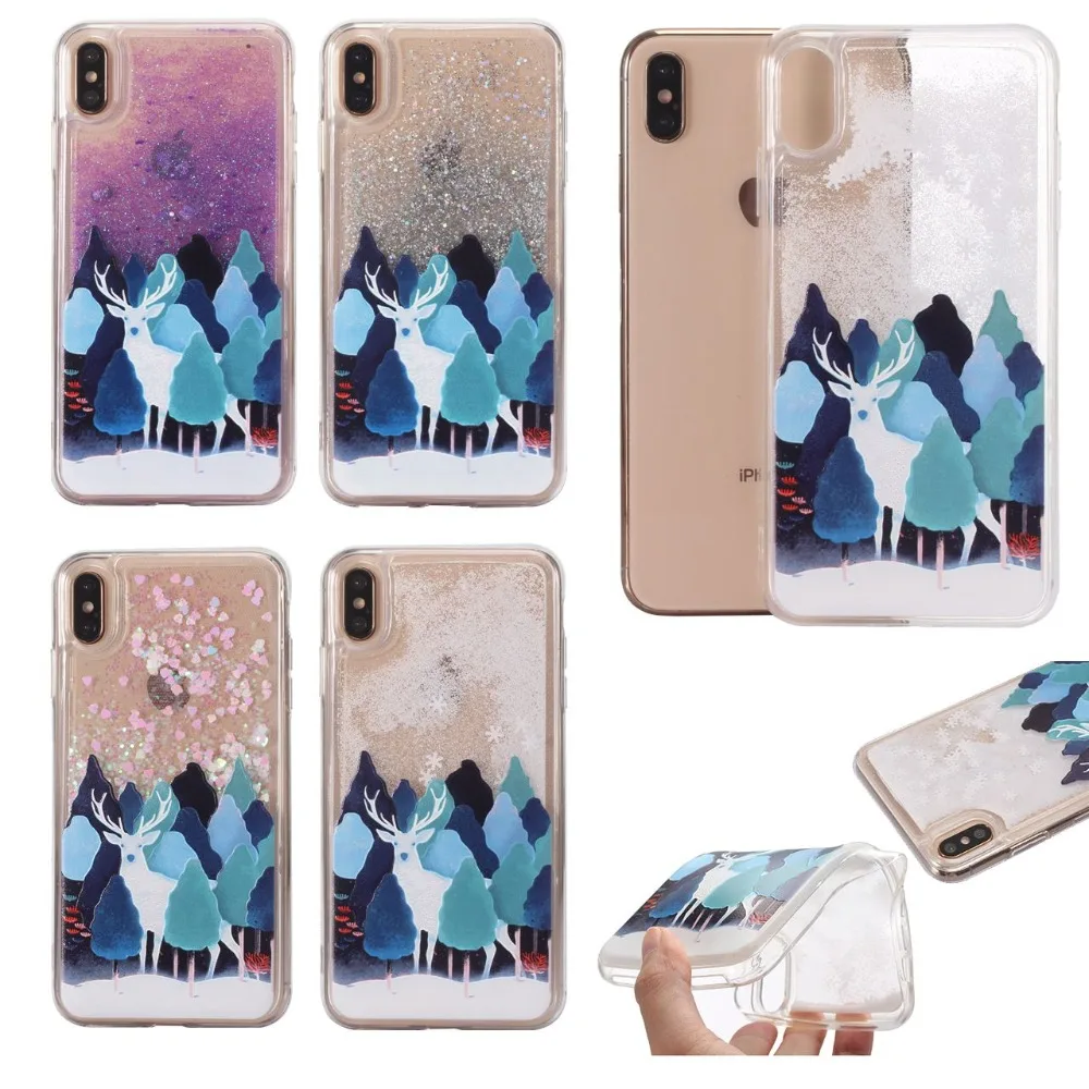 

Dynamic Quicksand Glitter Bling soft TPU Case For Samsung S6 S7 edge s8 s9 plus Note9 cover For iphone X XS MAX XR 6 6S 7 8 PLUS