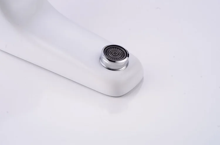 Высокое качество touchless белый Сенсор смеситель для раковины воды автоматическое сохранение инфракрасный Индуктивный бассейна кран