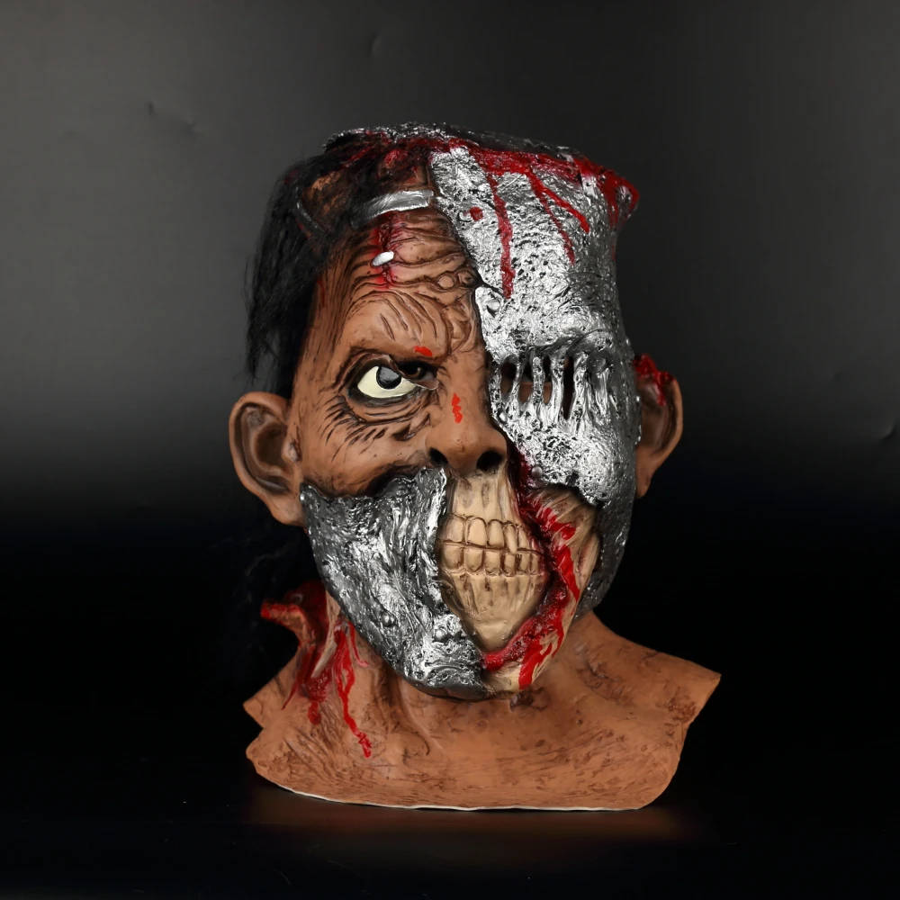 Frankenstein Mask Halloween Mask Cosplay The Scientis Full Head Halloween Masquerade Party Mask Props (3)