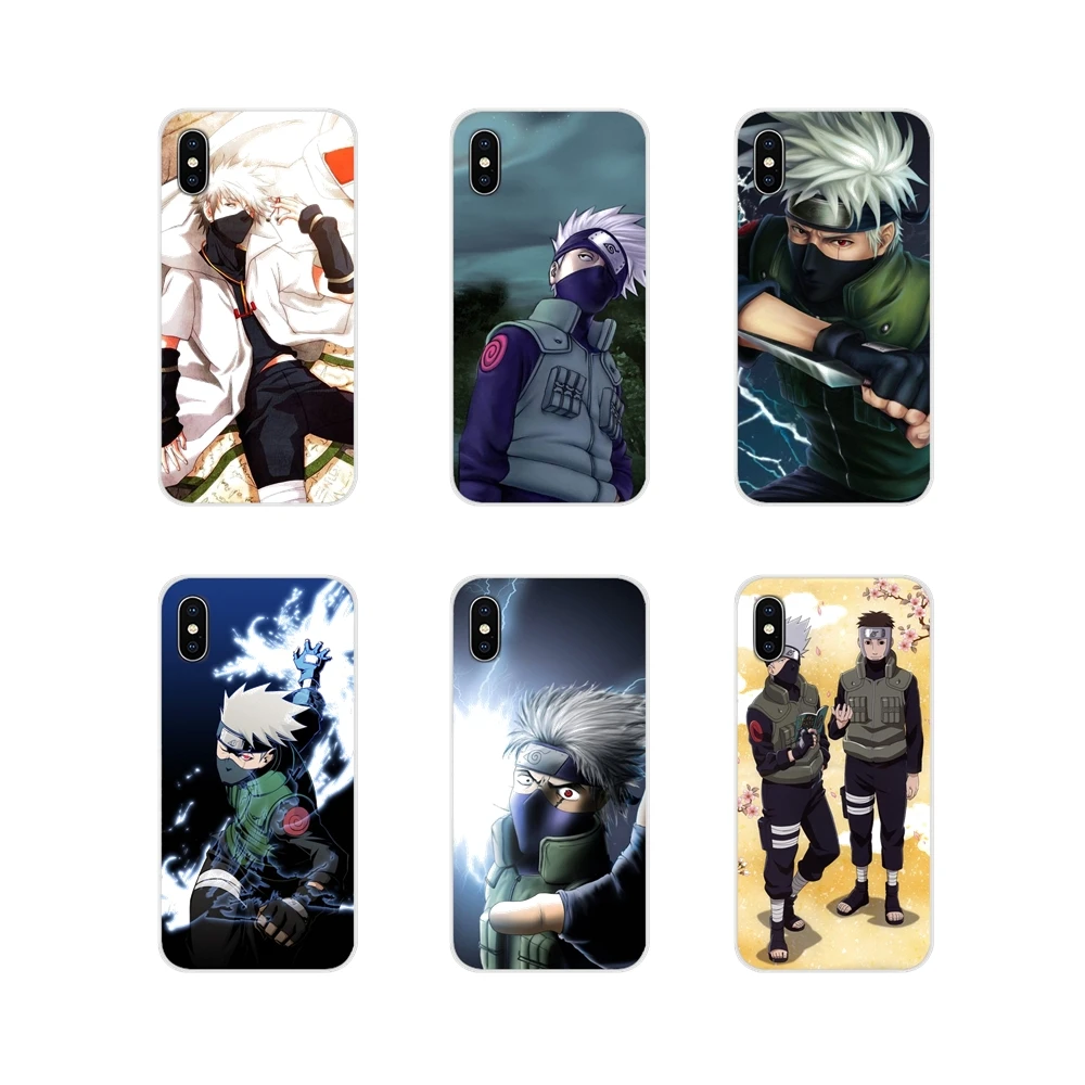 For Samsung A10 A30 A40 A50 A60 A70 Galaxy S2 Note 2 3 Grand Core Prime Transparent TPU Cases Cover Kakashi Copy Cat Anbu Design | Мобильные