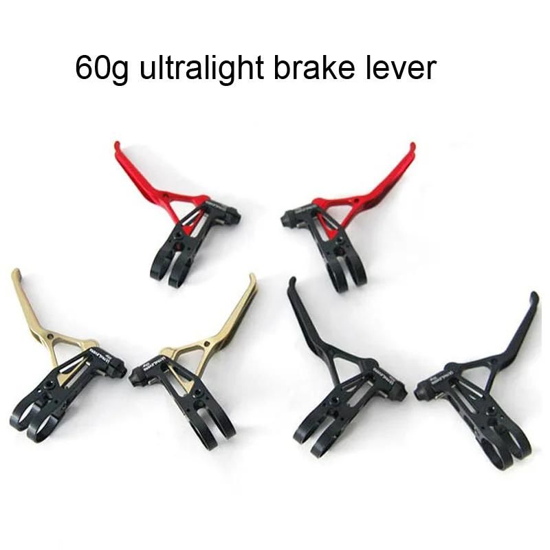 

Litepro 1 pair 64 g Ultralight MTB Bicycle Brake Lever for Brompton BMX Bike Ultimate Extralite's Line Brake Handle CNC 5 Colors