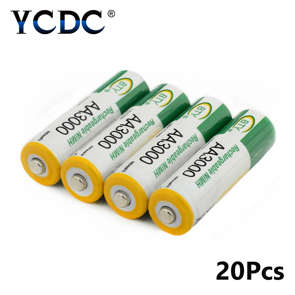 BTY AA элементы большой объем AM3 перезаряжаемая батарея Li Po HI MH polymer 3000mAh батареи для