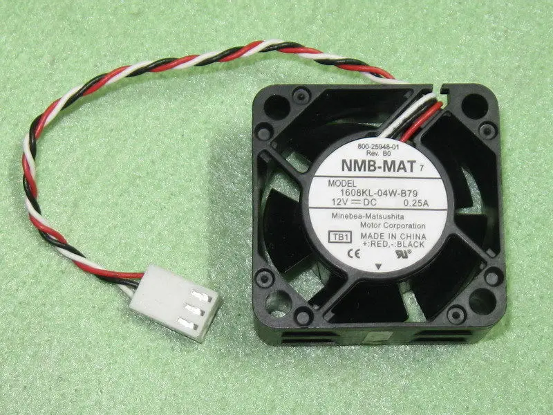 NMB-MAT 1608KL-04W-B79 LB2 TB1 DC 12V 0.25A Server Cooling Fan Square 3-wire 40x40x20mm 4020 4CM FOR Cisco 2811 FAN | Компьютеры и
