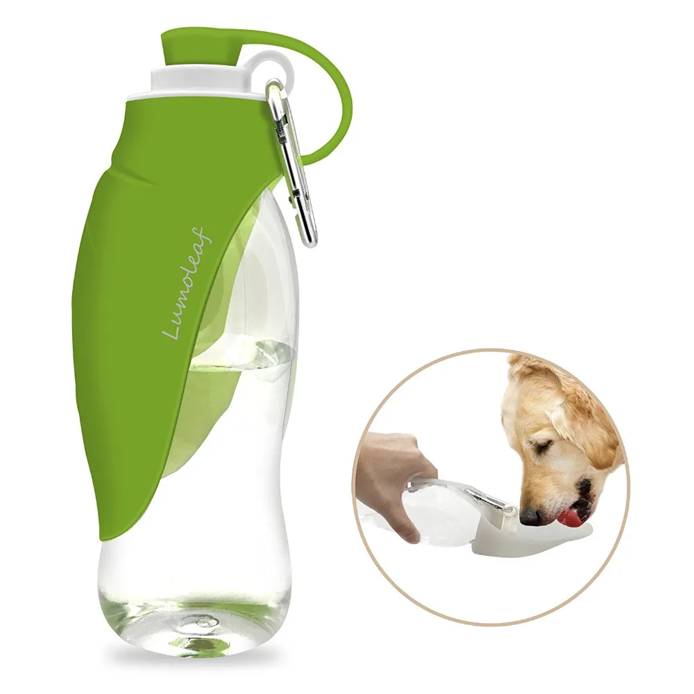 650ml Sport Portable Pet Dog Water Bottle Expandable Silicone Travel