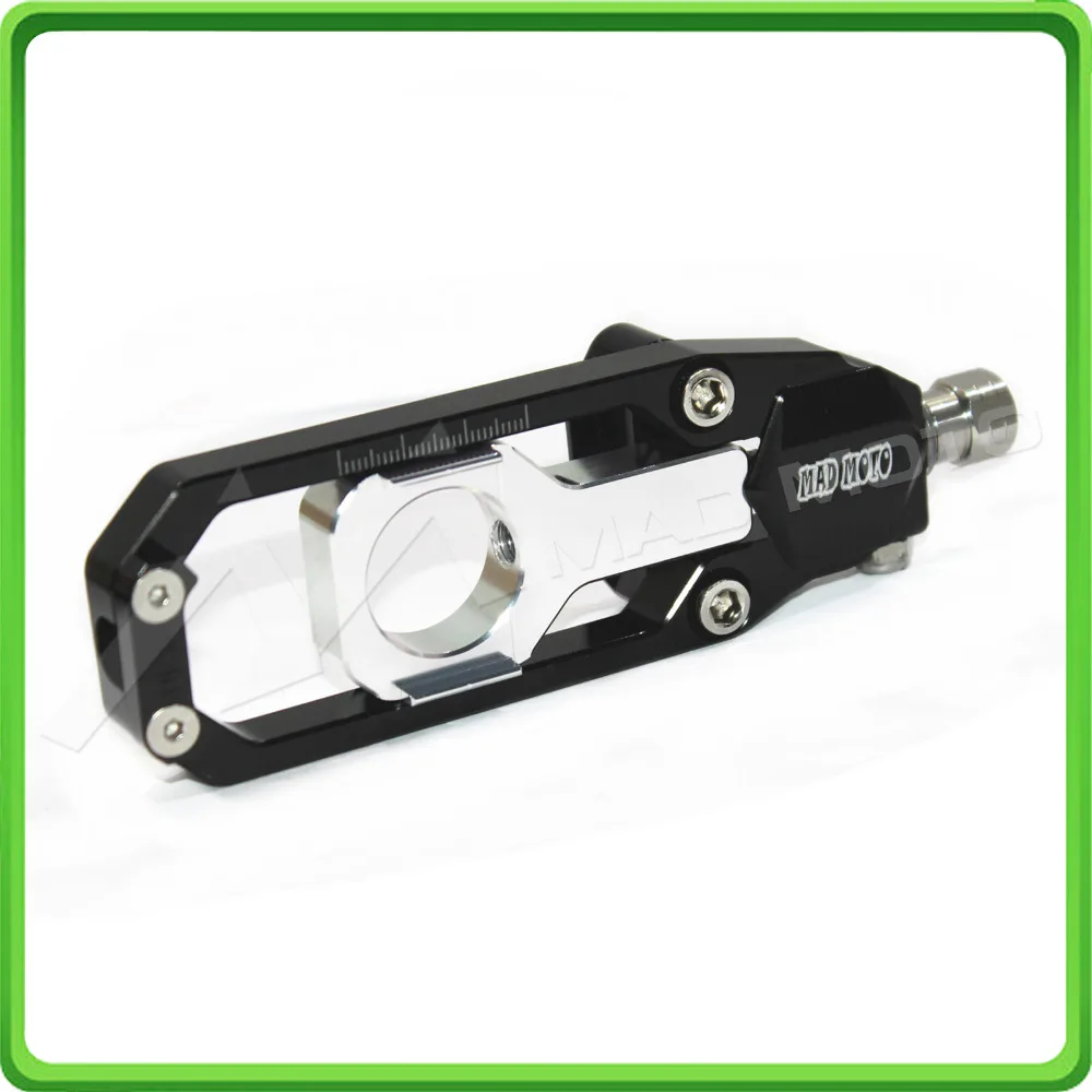 Motorcycle Chain Tensioner Adjuster fit for HONDA CBR 600 RR CBR600RR 2005 2006 Black & Silver (7)