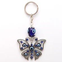 Erfly Bag Charm And Get Free Shipping On Aliexpress Lucky Eye Erfly Keyring Evil Charms Key Chain Bag