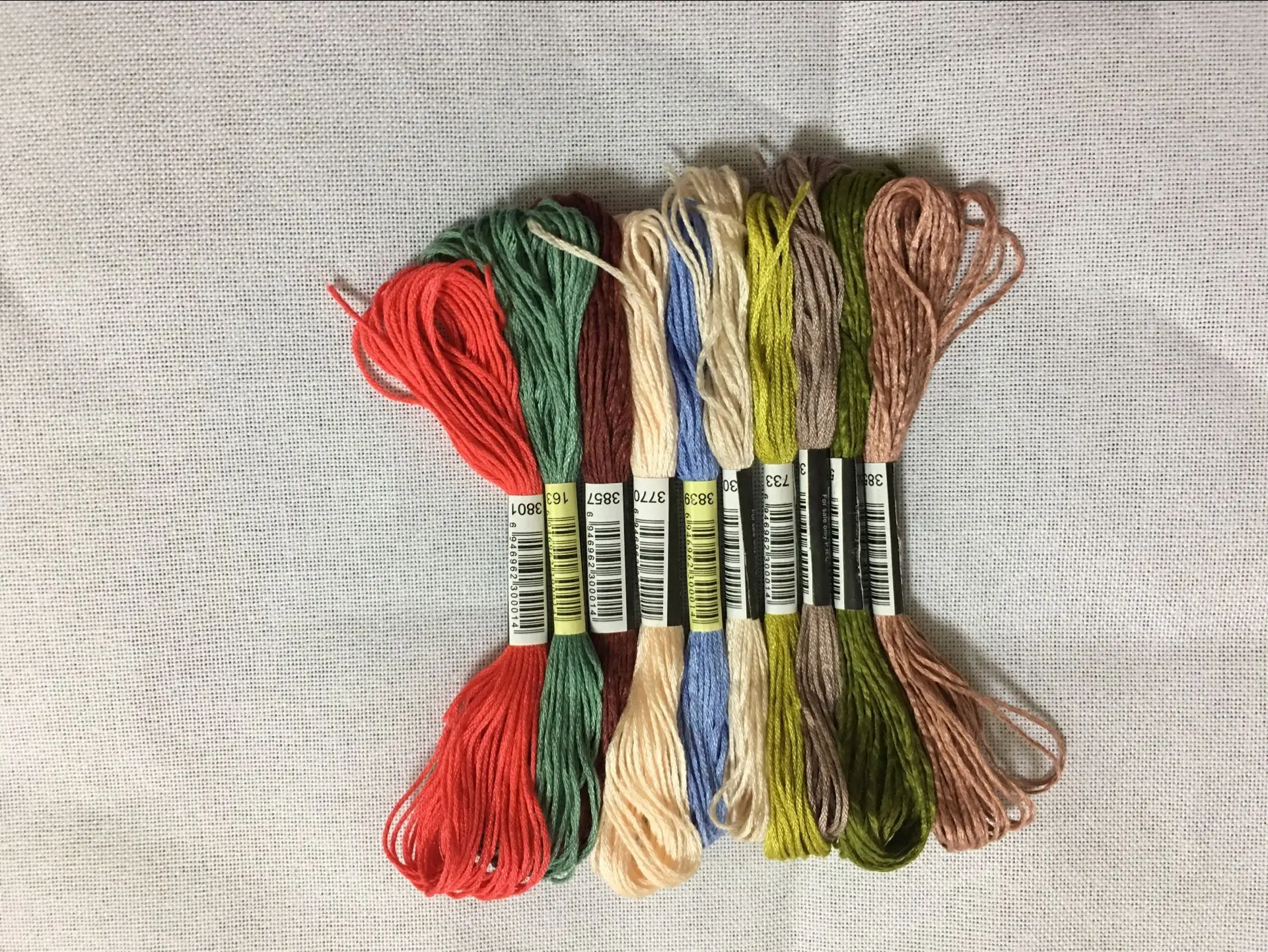 10Colors Anchor Similar DMC Cross Stitch Cotton Embroidery Thread Floss