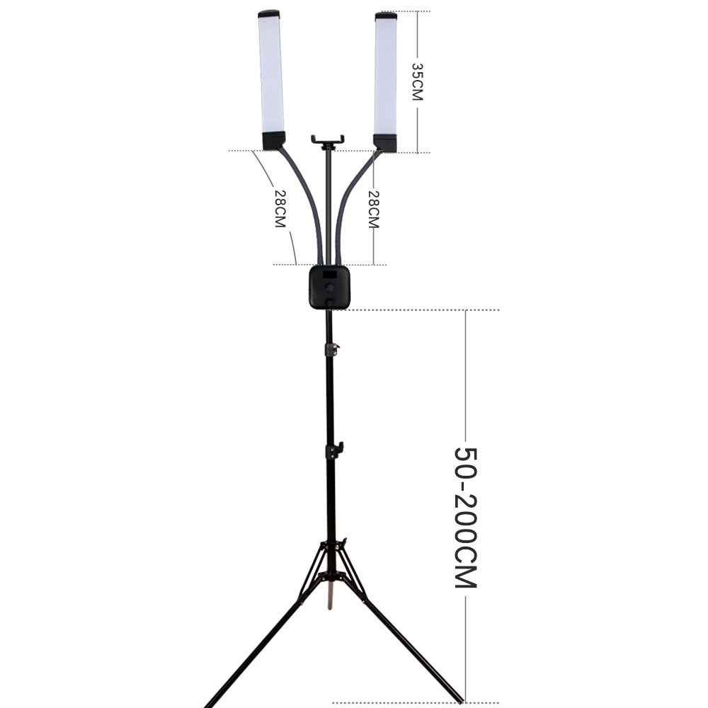  GSKAIWEN 40W LED Photographic Light Dimmable 3000-6000K Makeup Beauty Light Eyebrow Tattoo Lamp Stu - 32999706078
