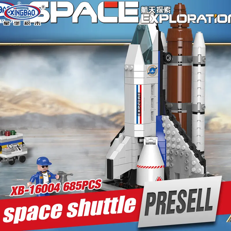 

XINGBAO 16004 Space Exploration The Space Shuttle Set DIY Building Blocks Bricks Legoinglys Toy as Boys Christmas Birthday Gifts