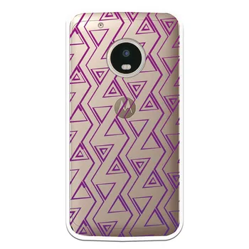 

Stand case costume drawing Triangulos Purples WP016 for Motorola Moto G5 Plus
