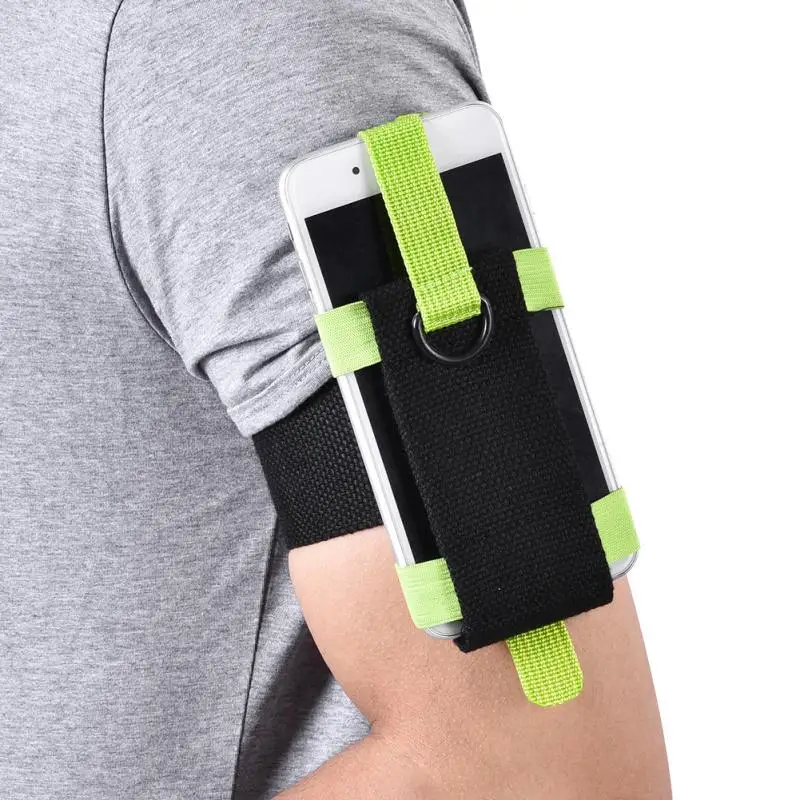 Buy Adjustable Nylon Sports Arm Band Pouch Universal Case Armband Phone Holder