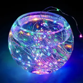 

USB String Light 10M 100 Light Sound Activated Copper Wire LED String Lights Remote Control USB Plug Lamp