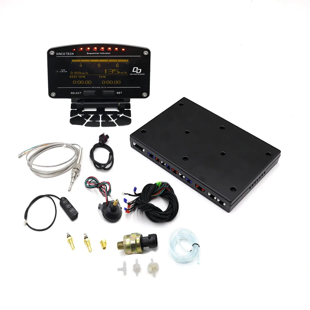 CNSPEED 10 in 1 New Style Auto Sports Digital Meter OLED Digital Tachometer Full Sensor Kit Electrical Car Meter YC101196 цена CNSPEED 10 in 1 New Style Auto Sports Digital Meter OLED Digital Tachometer Full Sensor Kit Electrical Car Meter YC101196 цены онлайн