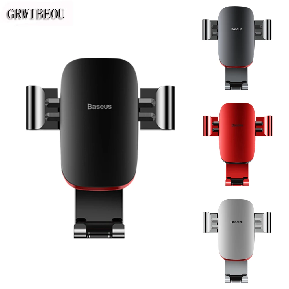 

New 2019 latest design Metal Universal Car Air Vent Phone Holder Portable Gravity Auto Phone Mount Stand