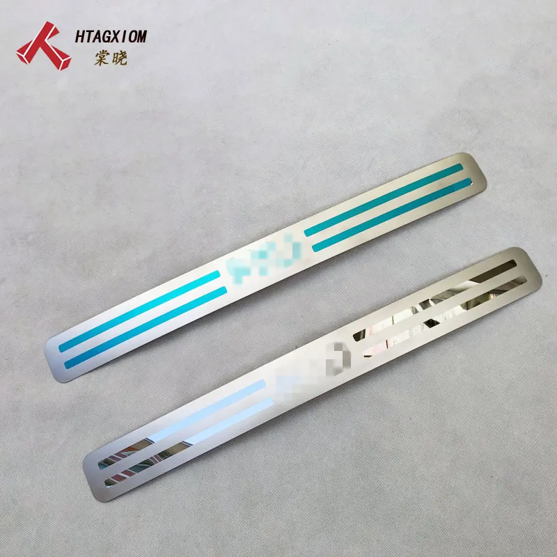 

for Alfa Romeo MiTo 2008 - 2018 Stainless Steel Door Sill Strip Scuff Plate Pedal Car Styling Sticker Auto Accessories 2 Pcs