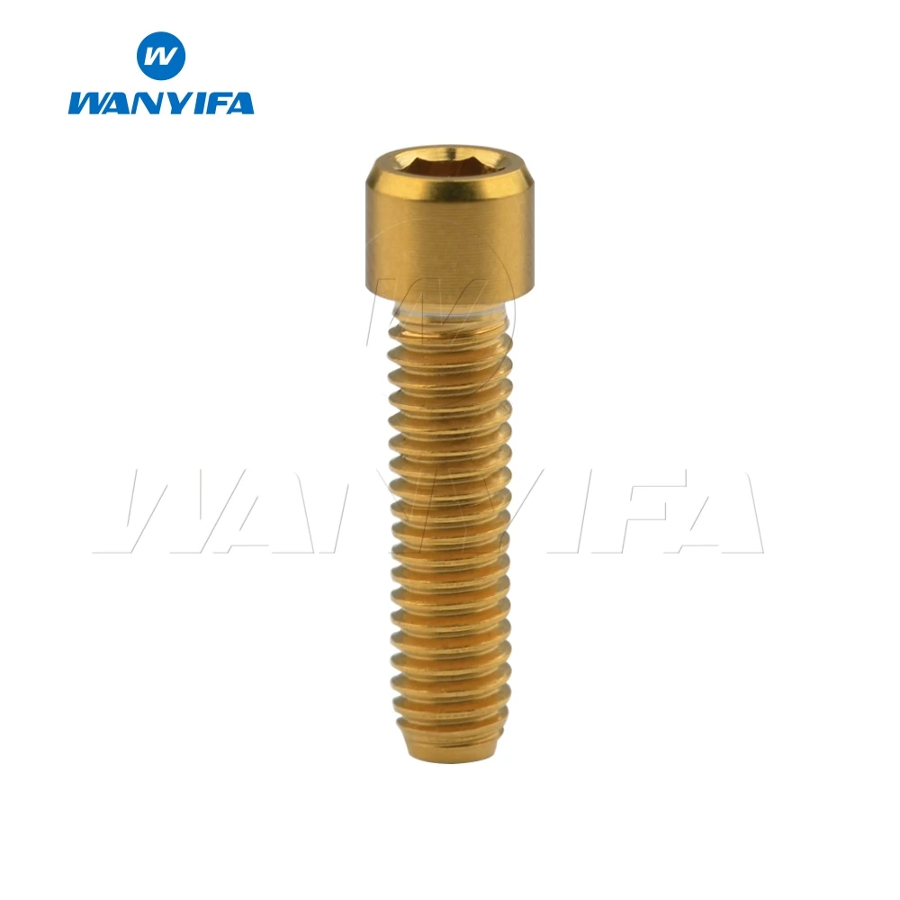 Wanifa Винт С Титановым болтом M4x10 13 5 15 20 25 мм Небольшая головка для велосипеда