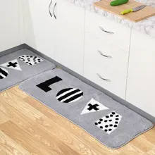 Коврики для кухни толстые впитывающие коврики для туалета домашние милые с буквами плюшевые коврики