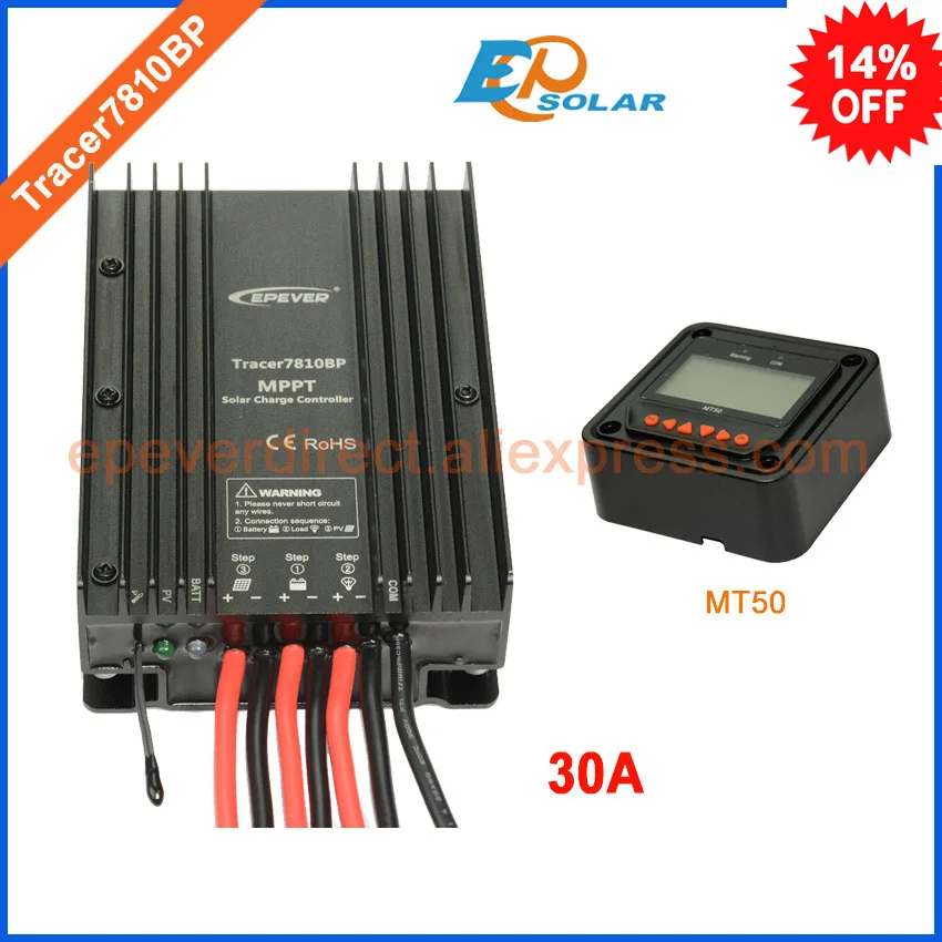 

Great price!New product solar controller tracer7810BP 30A 30amp with MT50 remote meter EPsolar 12v 24v auto work regulator