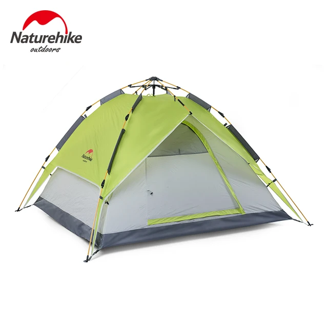 Cheap Naturehike Camping Tent  2-4 Person Four Season Automatic Tent Double Layer Canopy Awning Sunshade Shelter Camping Equipment