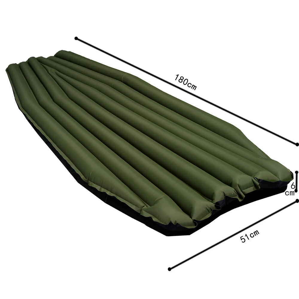 

Camping Air Mattress Ultralight Moistureproof Sleeping Mat Inflatable Sleeping Pad Waterproof Outdoor Hiking Camping Tent Bed