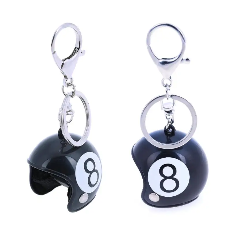 

Fashion Motorcycle Helmets Key chain Pendant Classic Keyring Cute Safety Helmet Knight Hat Car Keychain for Men and Women Gift