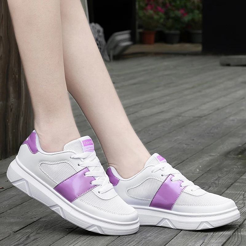 Woman white sneakers 2019 spring running shoes women mesh Platform Lace-up Jogging Walking sport woman trainers chaussures femme Woman white sneakers 2019 spring running shoes women mesh Platform Lace-up Jogging Walking sport woman trainers chaussures femme