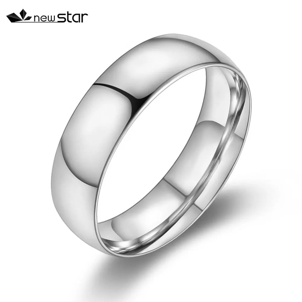 Wedding Rings For Lover Gold-Color Stainless Steel Couple Rings For Engagement Jewelry Wedding Bands