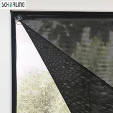 Cortinas de ventana de tamaño personalizado, tela de malla con ventosa de Color negro, parasol de coche con fuerte succión fácil de instalar