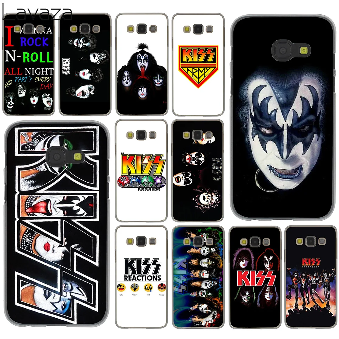 

Lavaza Gene Simmons Kiss band Hard Case for Samsung Galaxy A6 A8 Plus A7 A9 2018 A3 A5 2017 2016 2015 Note 9 8 Cover