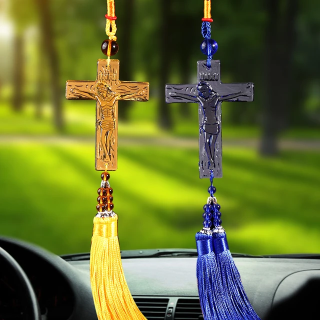 Kreuz Autoanhänger Hängendes Ornament Christliches - Temu Austria