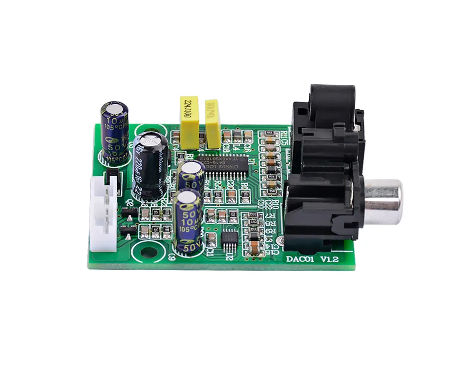 AIYIMA DAC цифровой декодер CS8416+ CS4344 Оптическое волокно коаксиальный цифровой сигнал вход стерео аудио выход Decod для усилителя DIY
