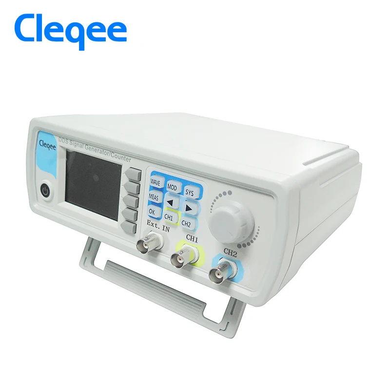 Best CleqeeJDS6600 60M 60MHZ Signal Generator Digital Control Dual channel DDS Function Signal Generator frequency meter Arbitrary